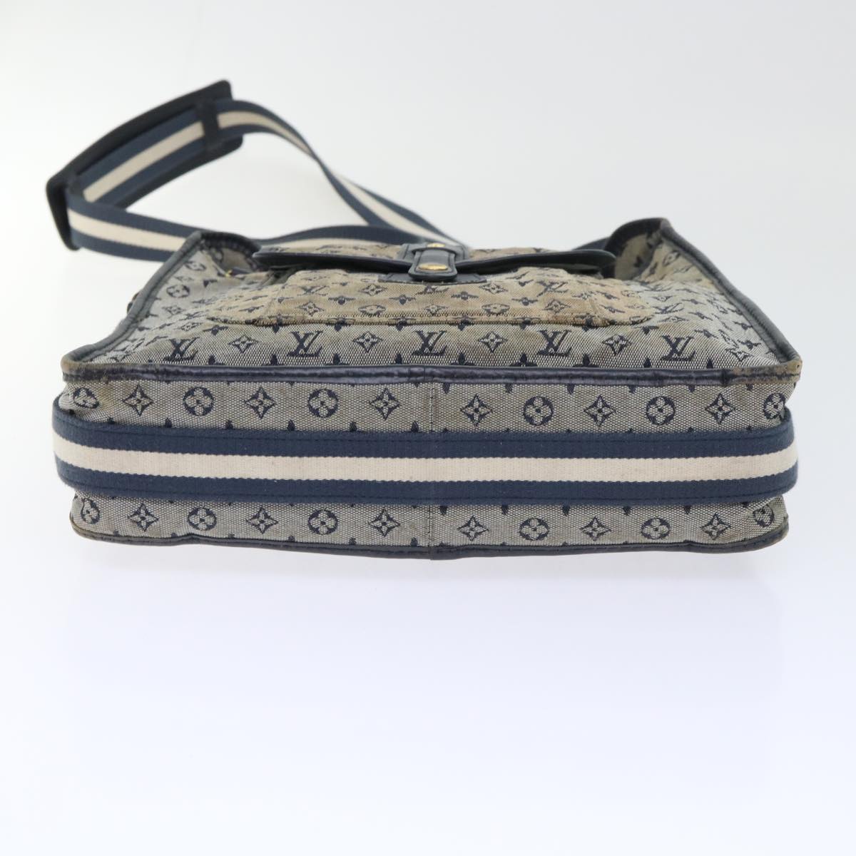 LOUIS VUITTON Monogram Mini Buzas Marie Kate Shoulder Bag Blue M92320 52594