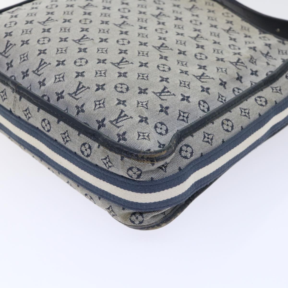 LOUIS VUITTON Monogram Mini Buzas Marie Kate Shoulder Bag Blue M92320 52594