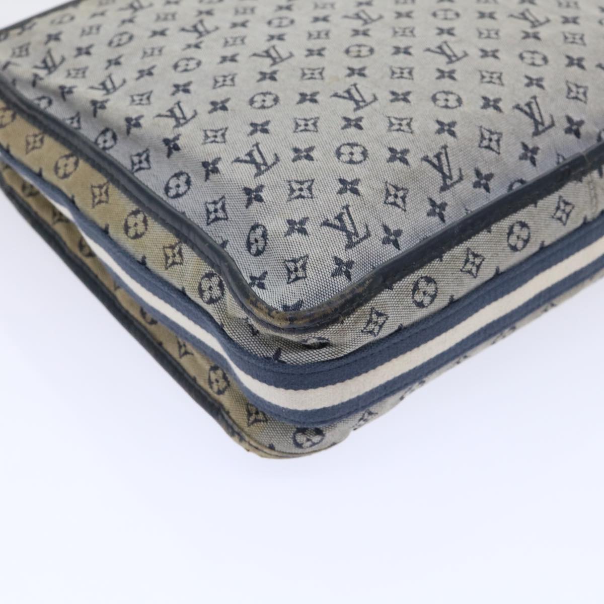 LOUIS VUITTON Monogram Mini Buzas Marie Kate Shoulder Bag Blue M92320 52594