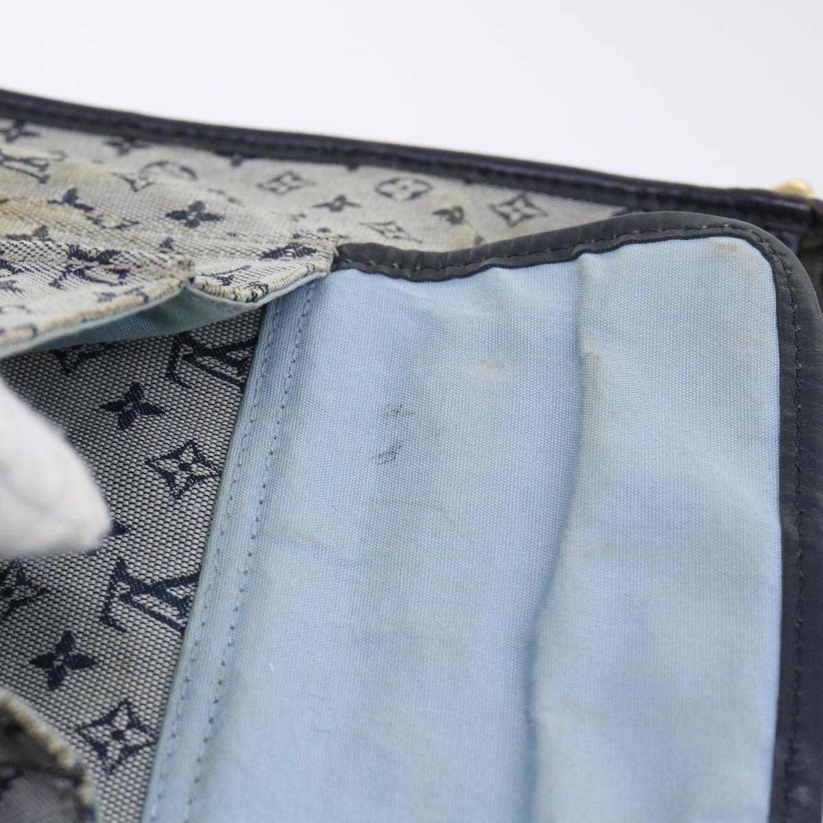 LOUIS VUITTON Monogram Mini Buzas Marie Kate Shoulder Bag Blue M92320 52594