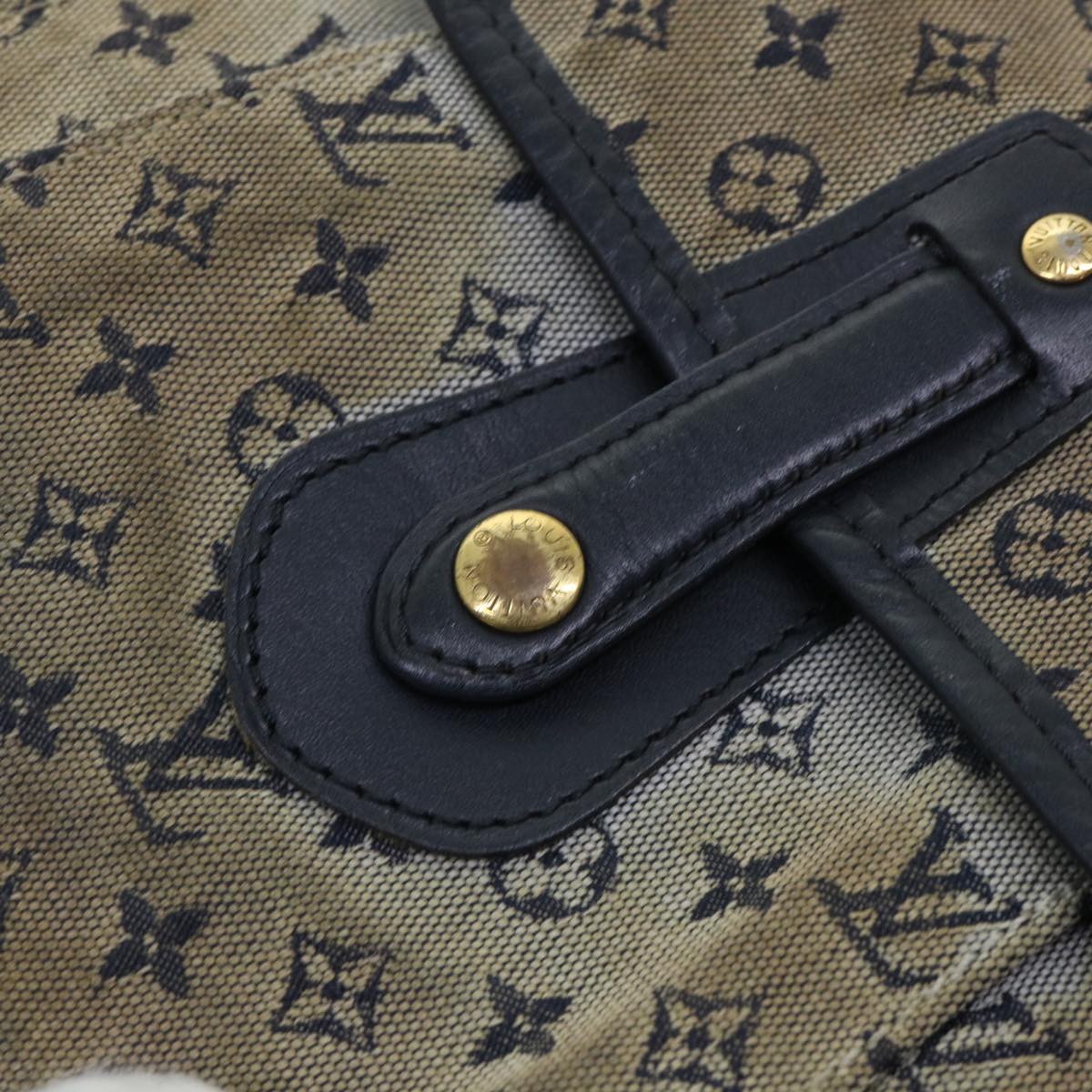 LOUIS VUITTON Monogram Mini Buzas Marie Kate Shoulder Bag Blue M92320 52594
