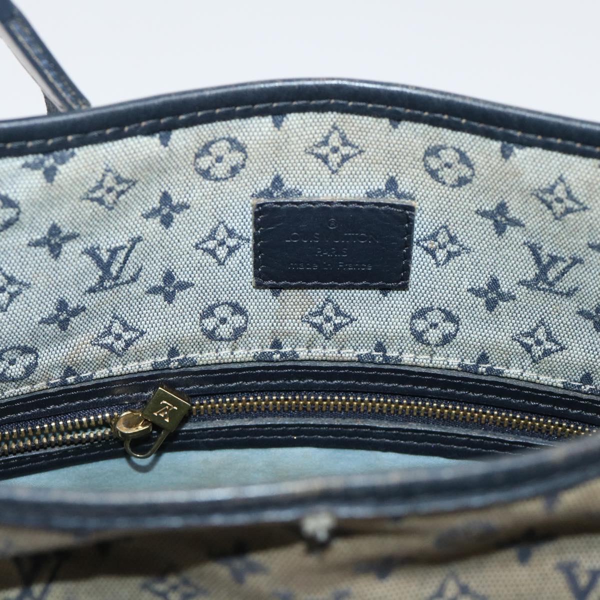 LOUIS VUITTON Monogram Mini Buzas Marie Kate Shoulder Bag Blue M92320 52594