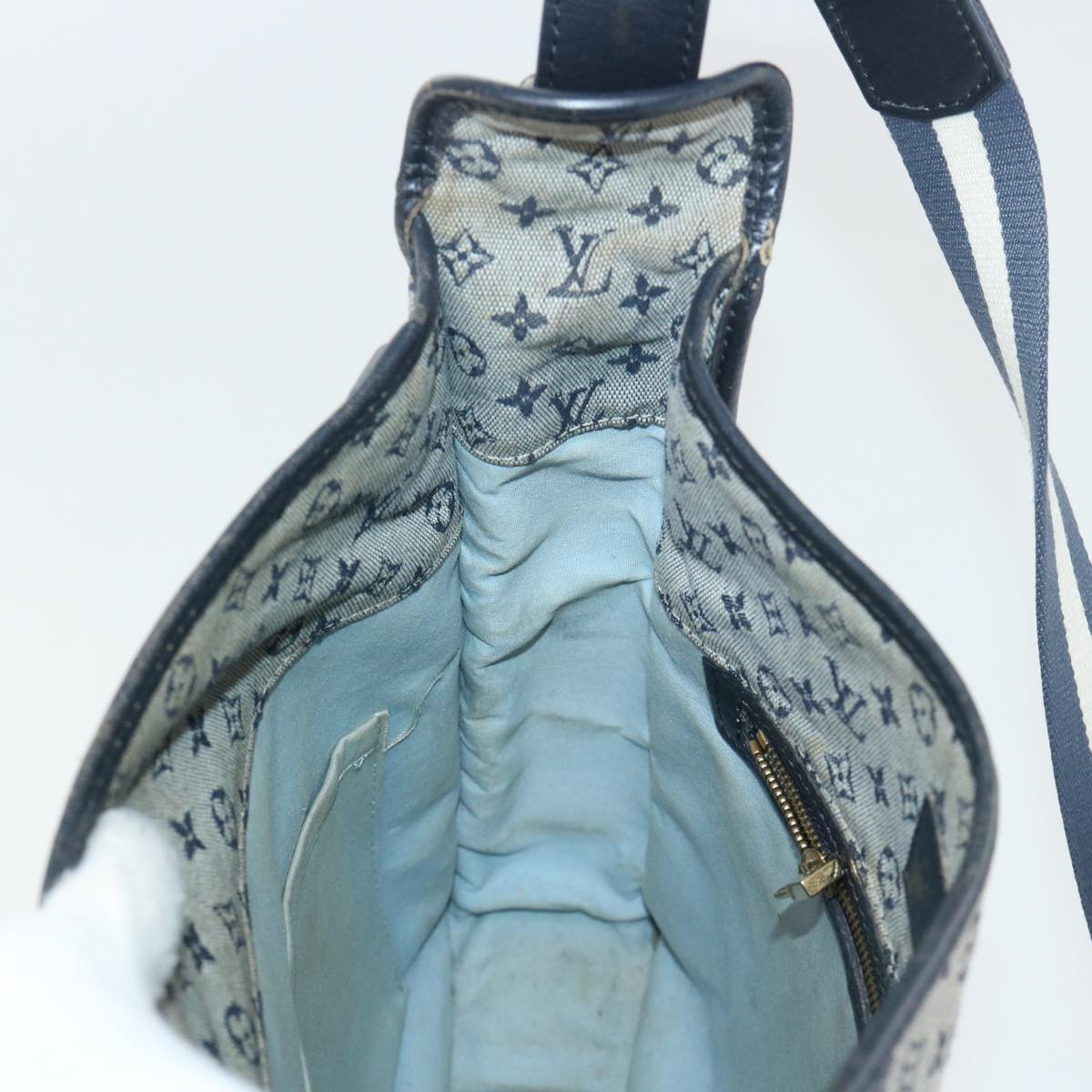 LOUIS VUITTON Monogram Mini Buzas Marie Kate Shoulder Bag Blue M92320 52594