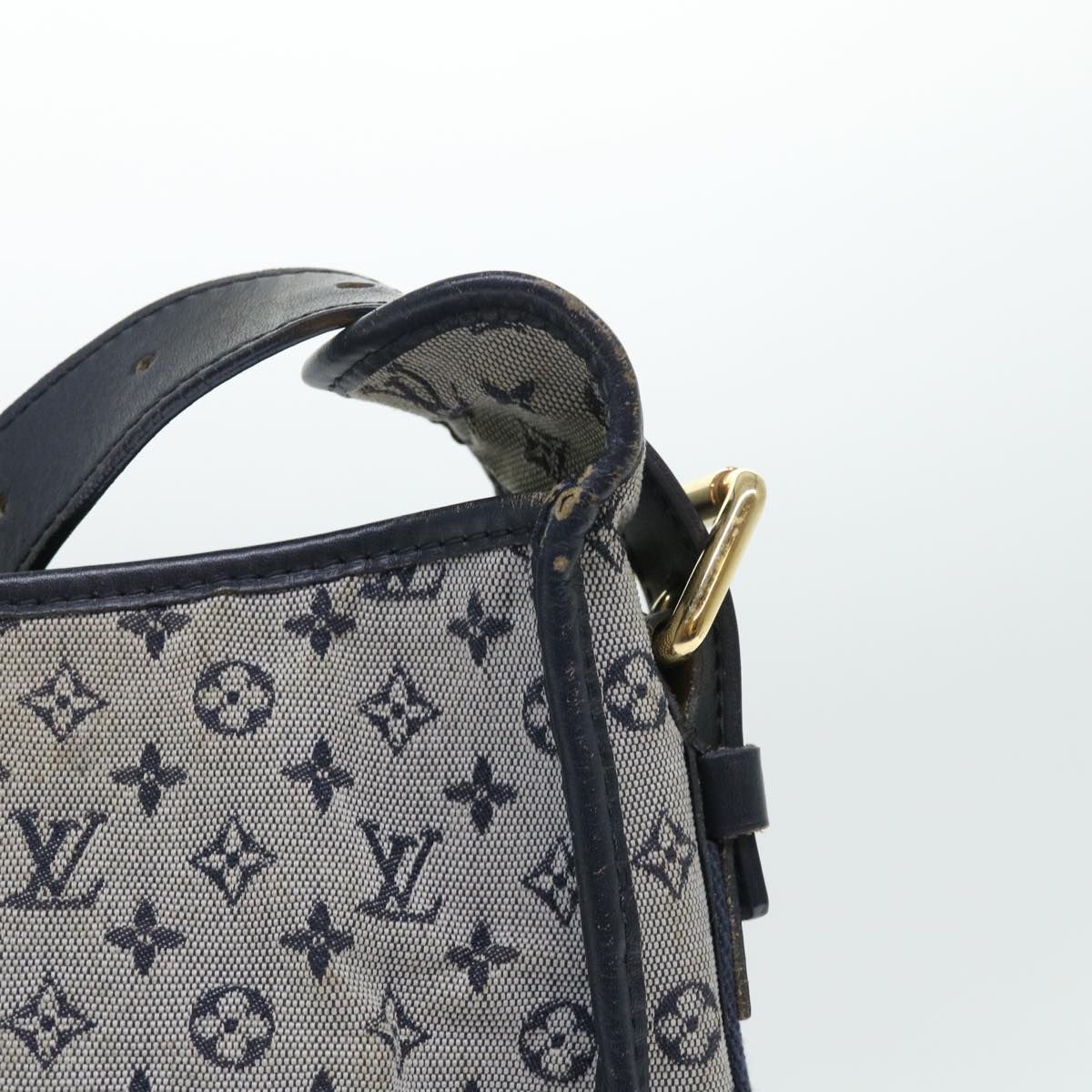 LOUIS VUITTON Monogram Mini Buzas Marie Kate Shoulder Bag Blue M92320 52594