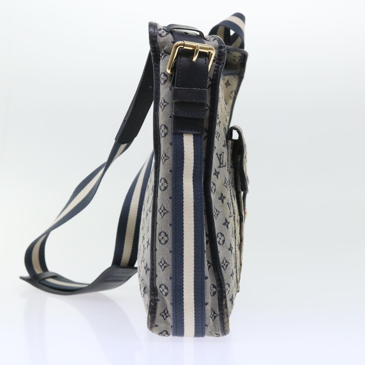 LOUIS VUITTON Monogram Mini Buzas Marie Kate Shoulder Bag Blue M92320 52594