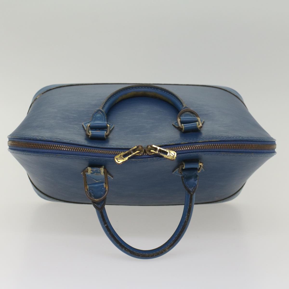 LOUIS VUITTON Epi Alma Hand Bag Toledo Blue M52145 LV 52597