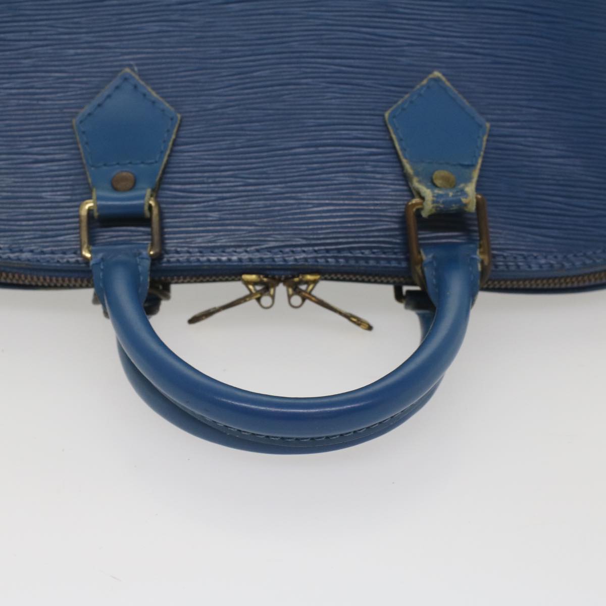 LOUIS VUITTON Epi Alma Hand Bag Toledo Blue M52145 LV 52597