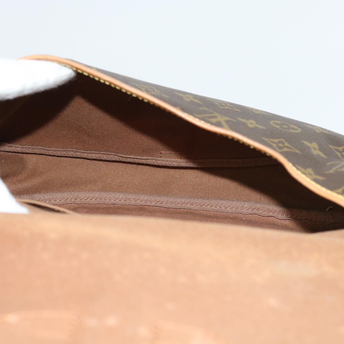 LOUIS VUITTON Monogram Saumur 30 Shoulder Bag M42256 LV 52649