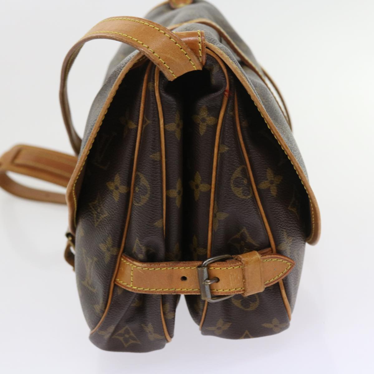 LOUIS VUITTON Monogram Saumur 30 Shoulder Bag M42256 LV 52649