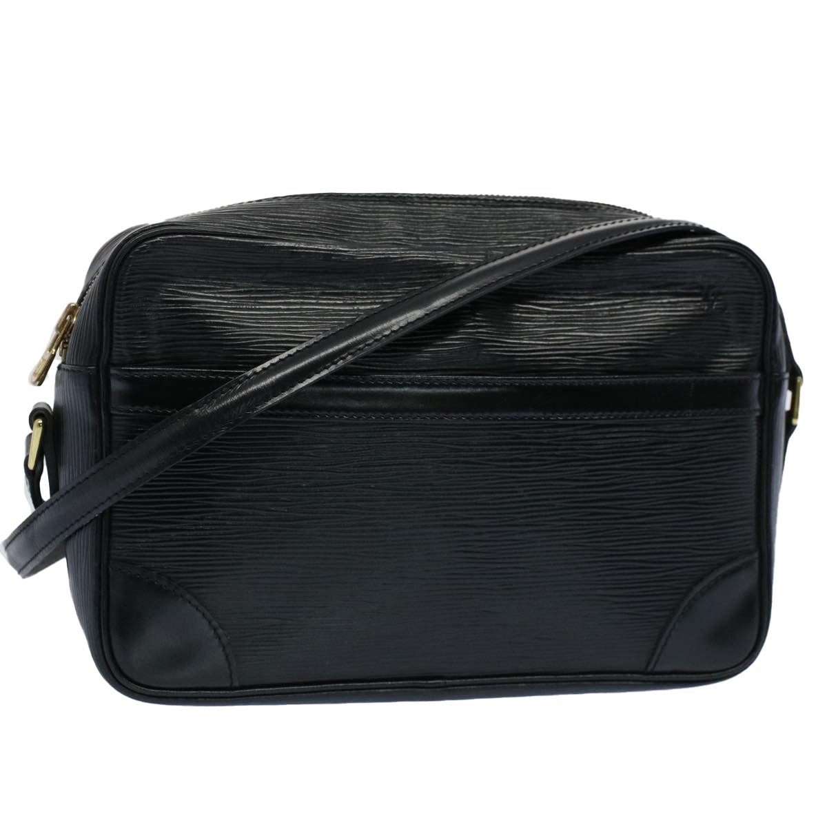 LOUIS VUITTON Epi Trocadero 27 Shoulder Bag Black M52312 LV 52696