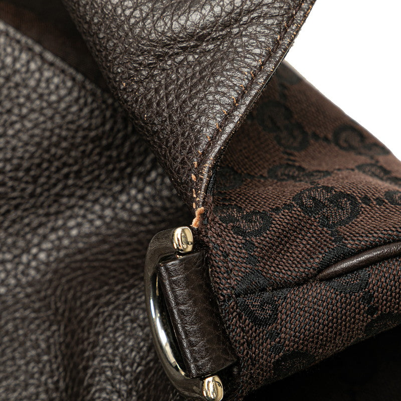 Gucci GG Canvas Hysteria 2WAY Tote Bag Brown
