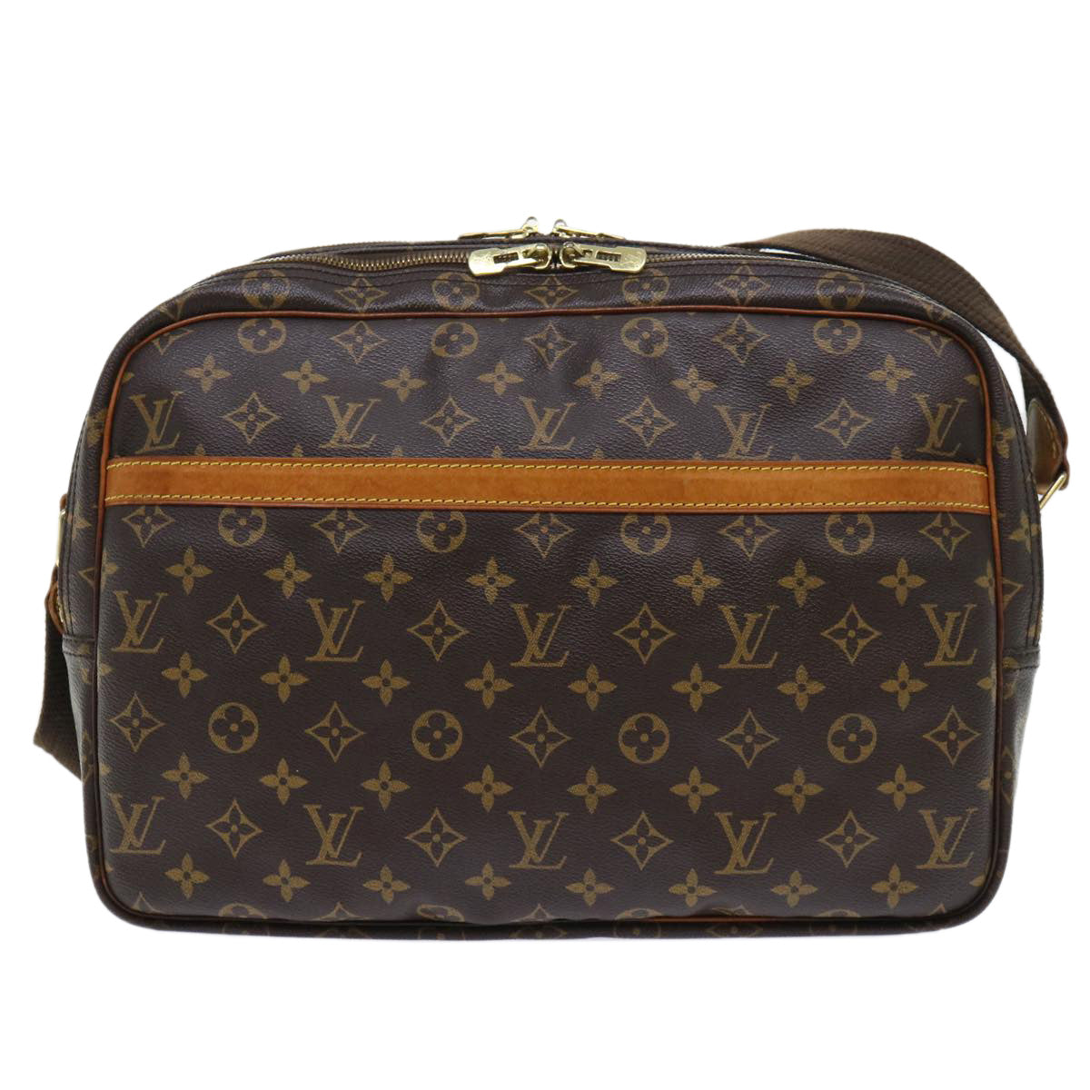 LOUIS VUITTON Monogram Reporter GM Shoulder Bag M45252 LV 52797
