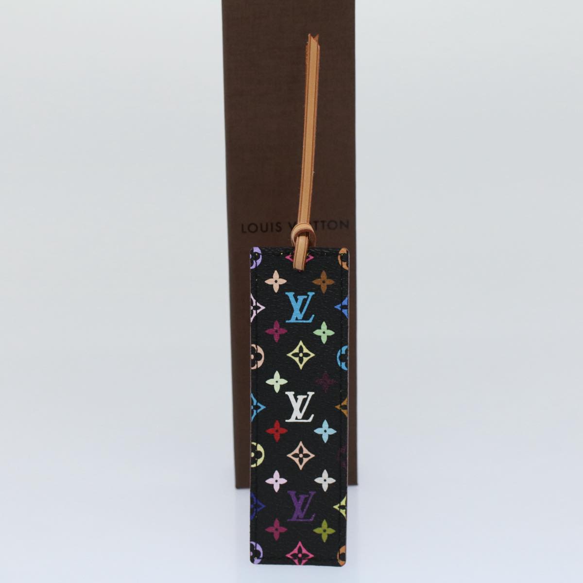 LOUIS VUITTON Monogram Multicolor Mark Page Kadu Bookmark M99197 LV 52926