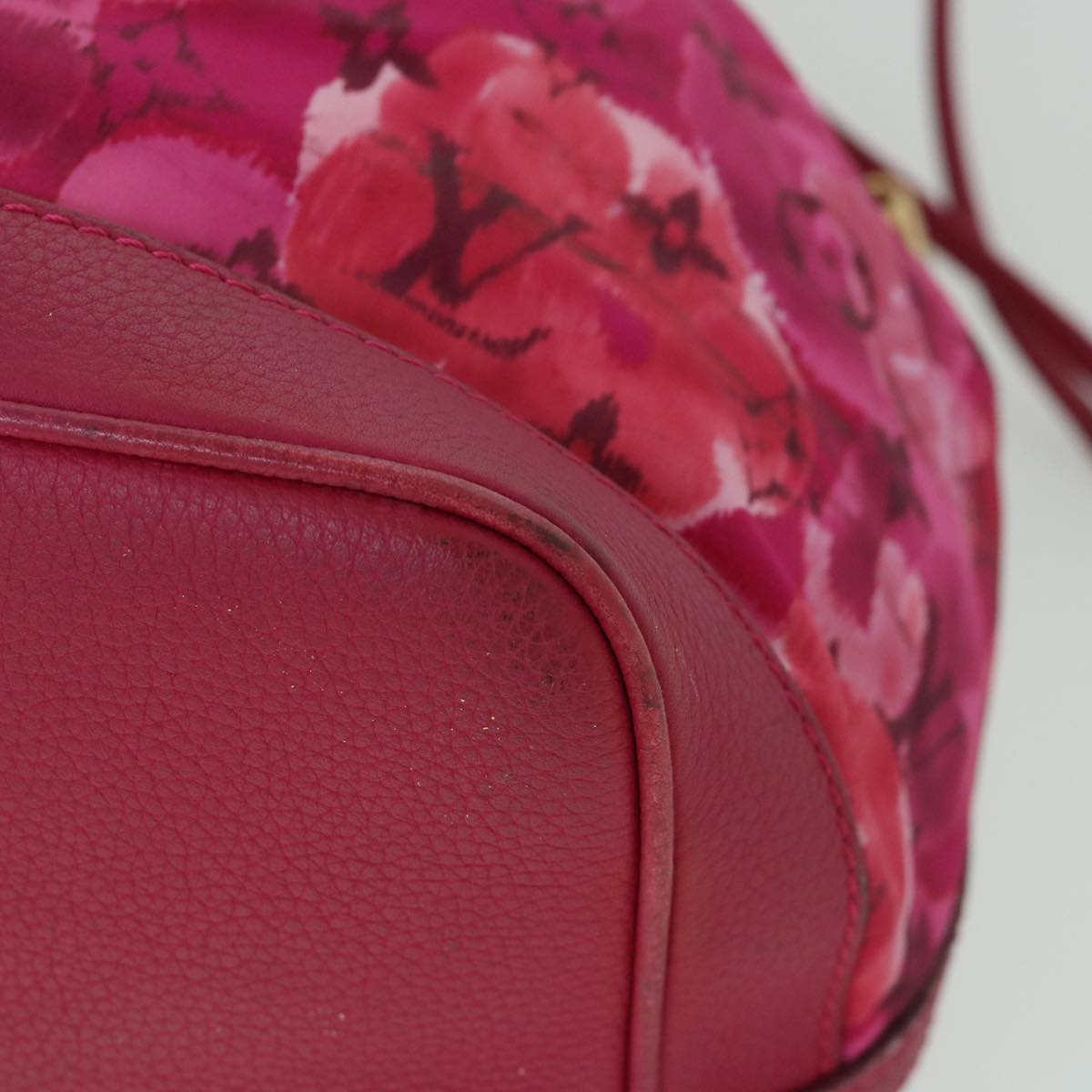 LOUIS VUITTON Monogram Ikat Flower Noeful MM Bag Nylon 2way M94313 LV 52934