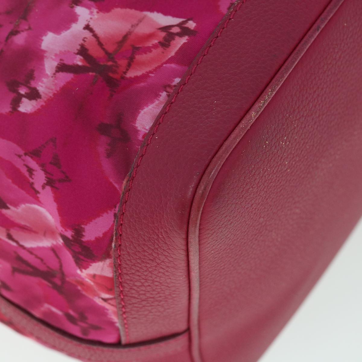 LOUIS VUITTON Monogram Ikat Flower Noeful MM Bag Nylon 2way M94313 LV 52934