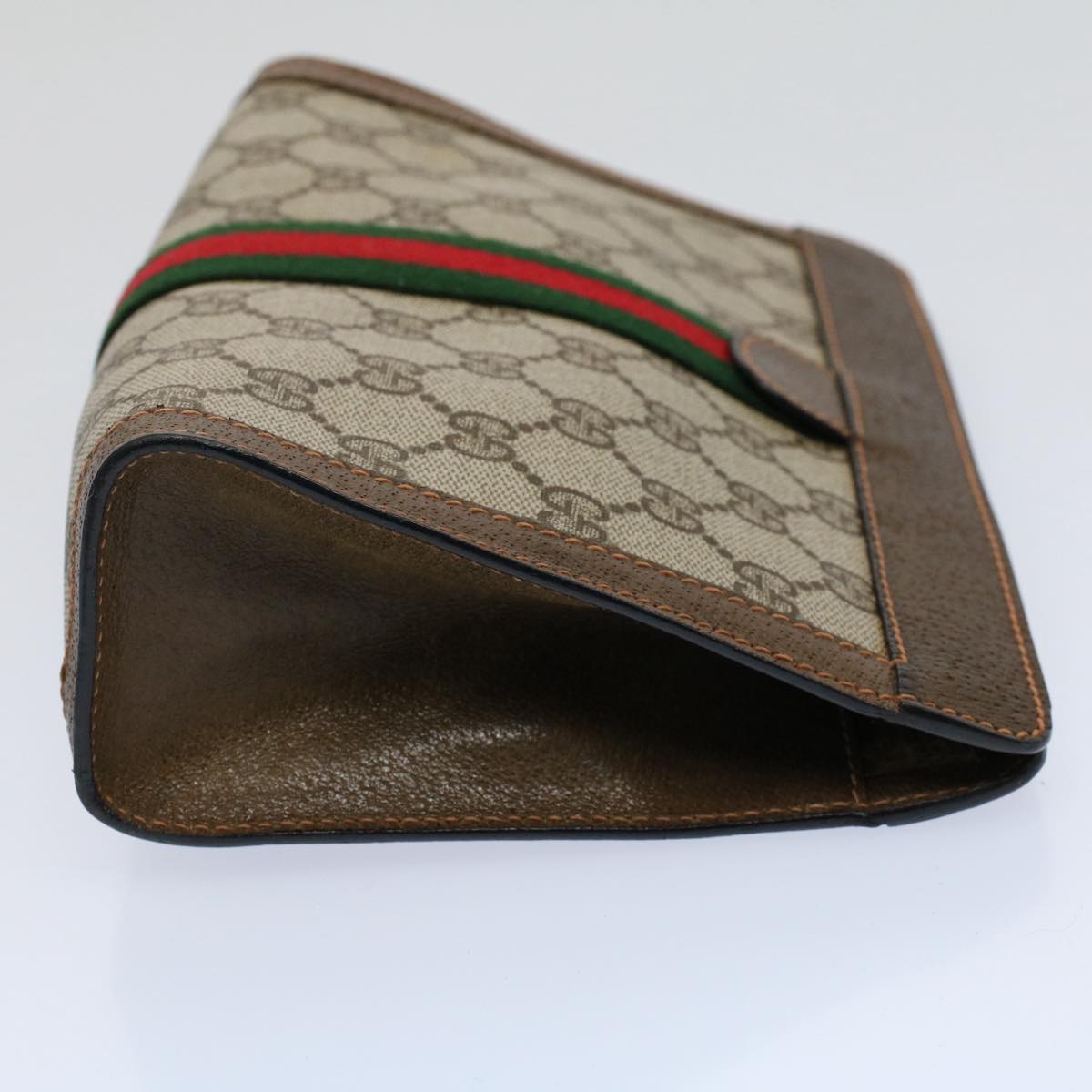 Gucci Web  Canvas Clutch Bag ()