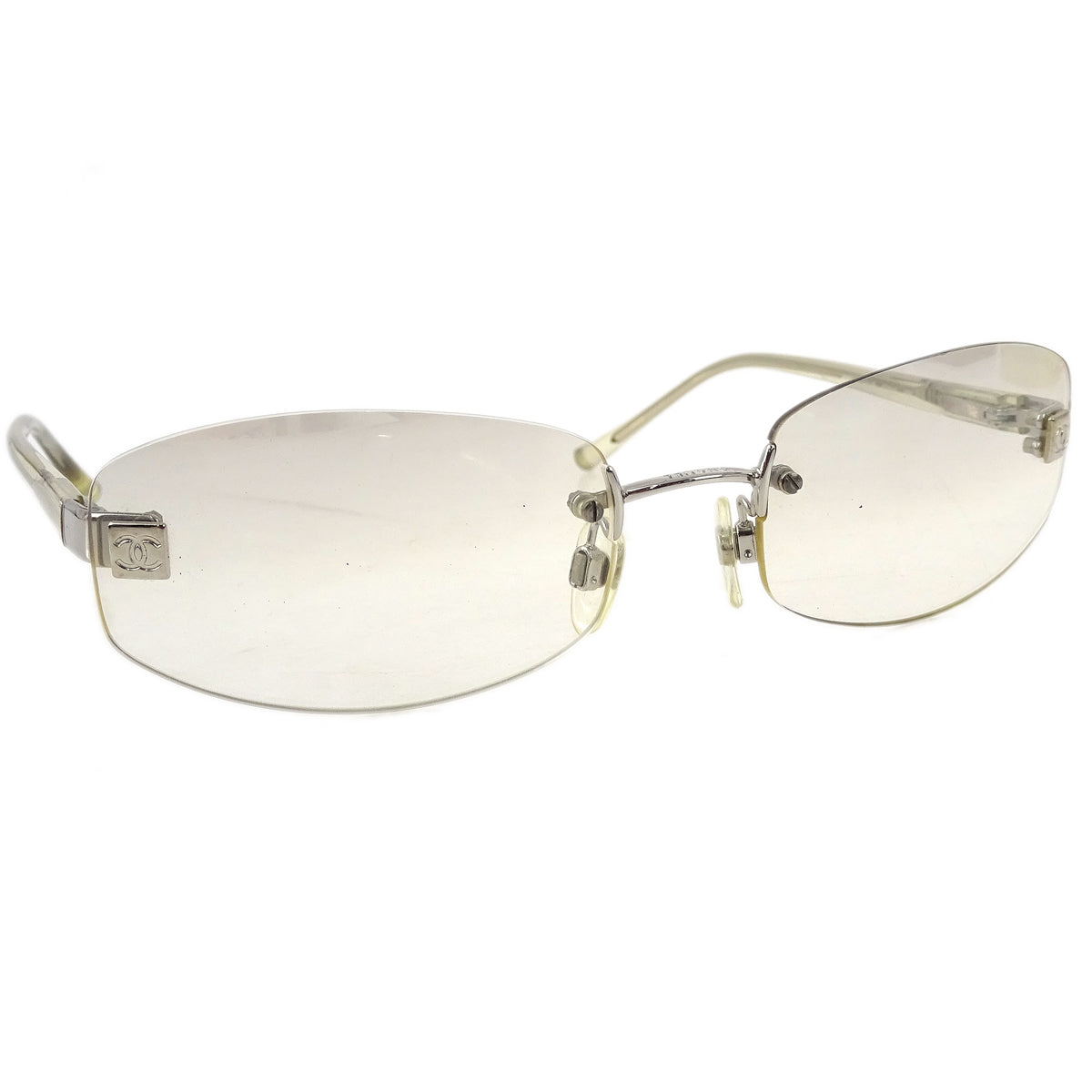 Chanel Sunglasses Eyewear Clear Small New