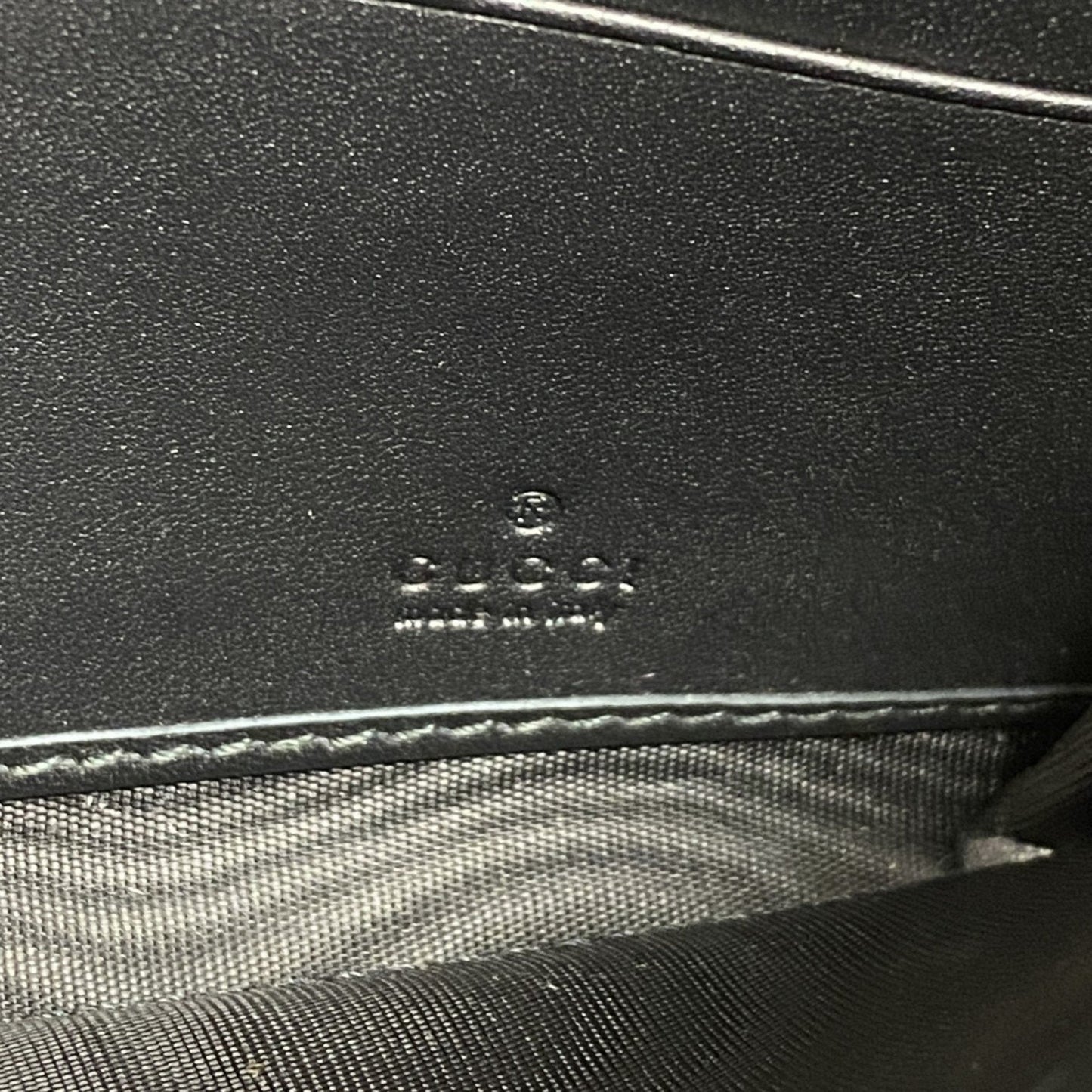 Gucci  Leather Long Wallet (Bi-Fold)