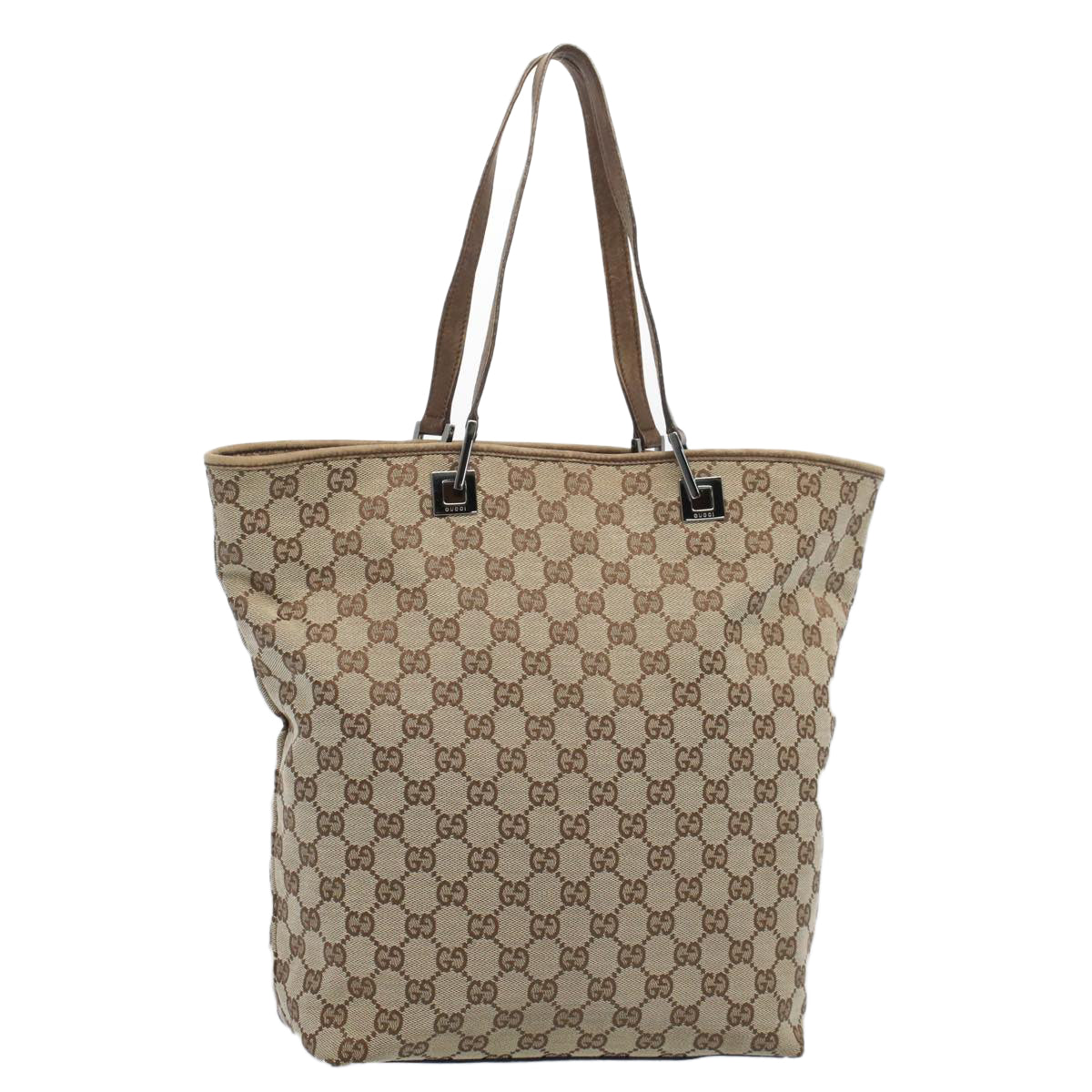 Luxury Gucci GG Canvas Tote Bag Beige 31243  53080