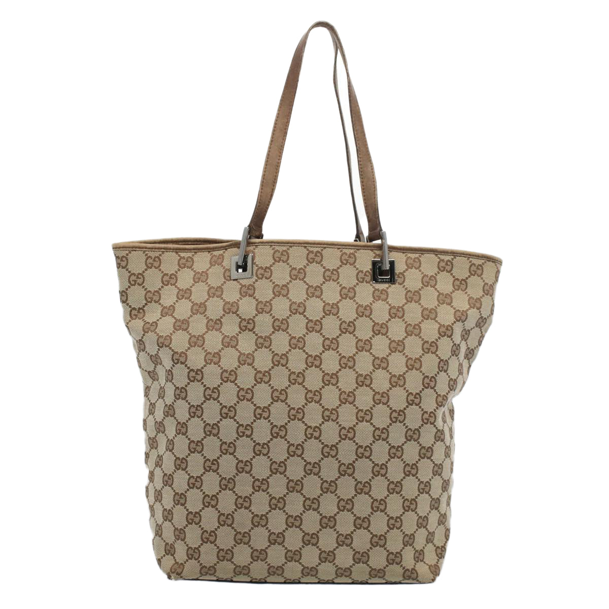 Luxury Gucci GG Canvas Tote Bag Beige 31243  53080