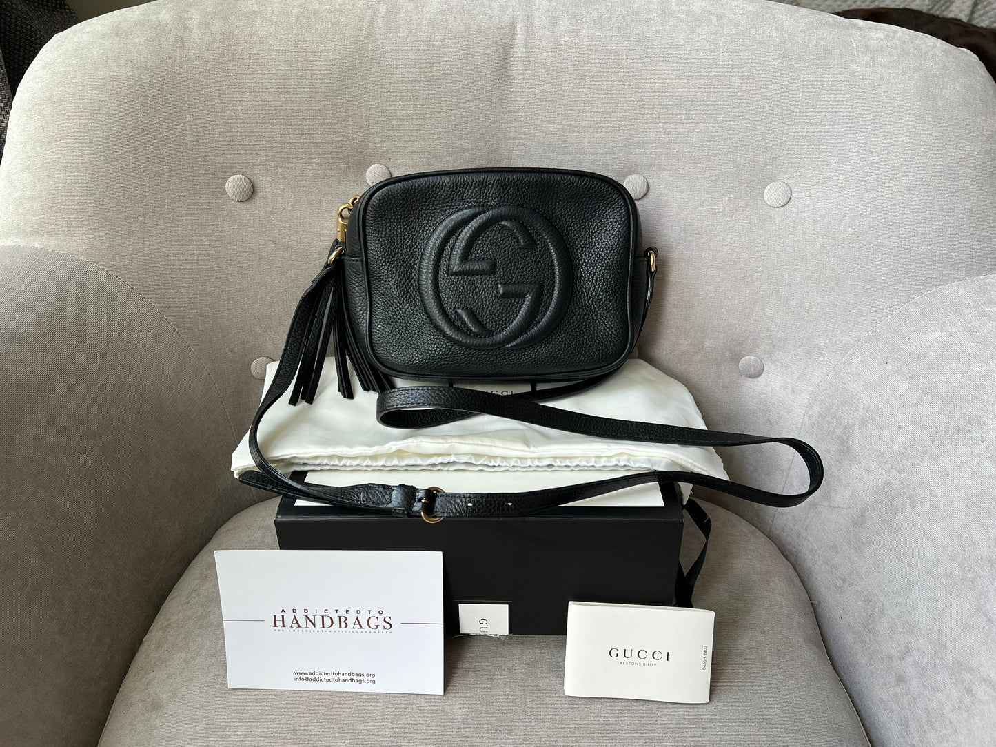 Luxury Gucci Trending 2025 Black Soho Disco