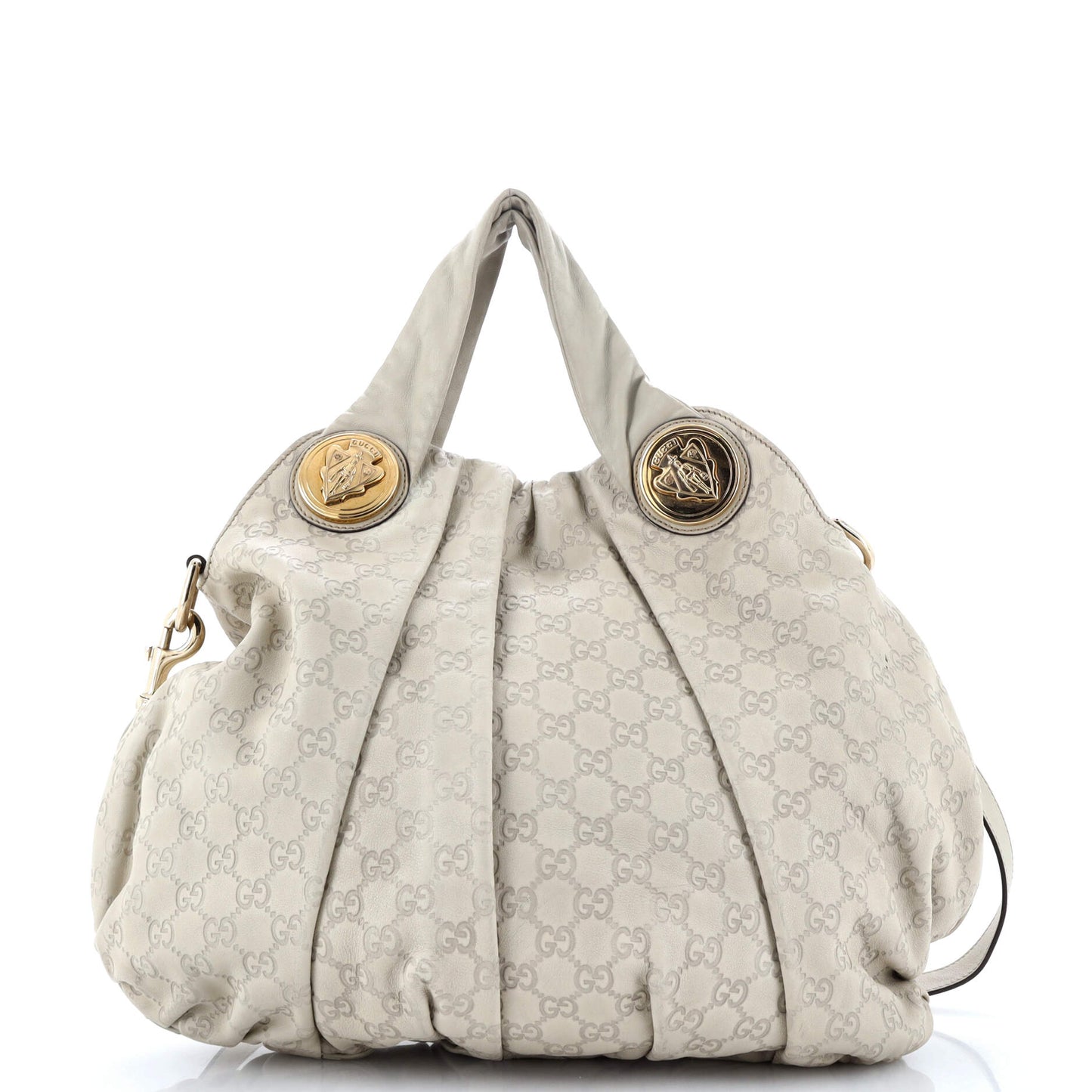 Hysteria Convertible Top Handle Bag Guccissima Leather Large