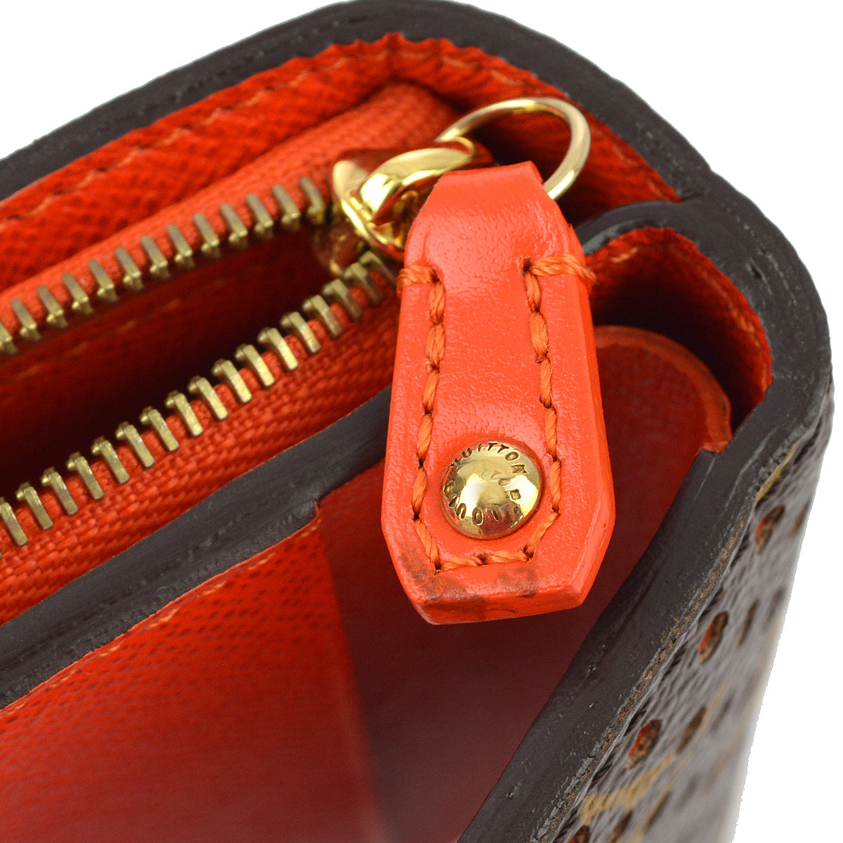 Louis Vuitton Monogram Perfo Compact Zip Wallet M95189