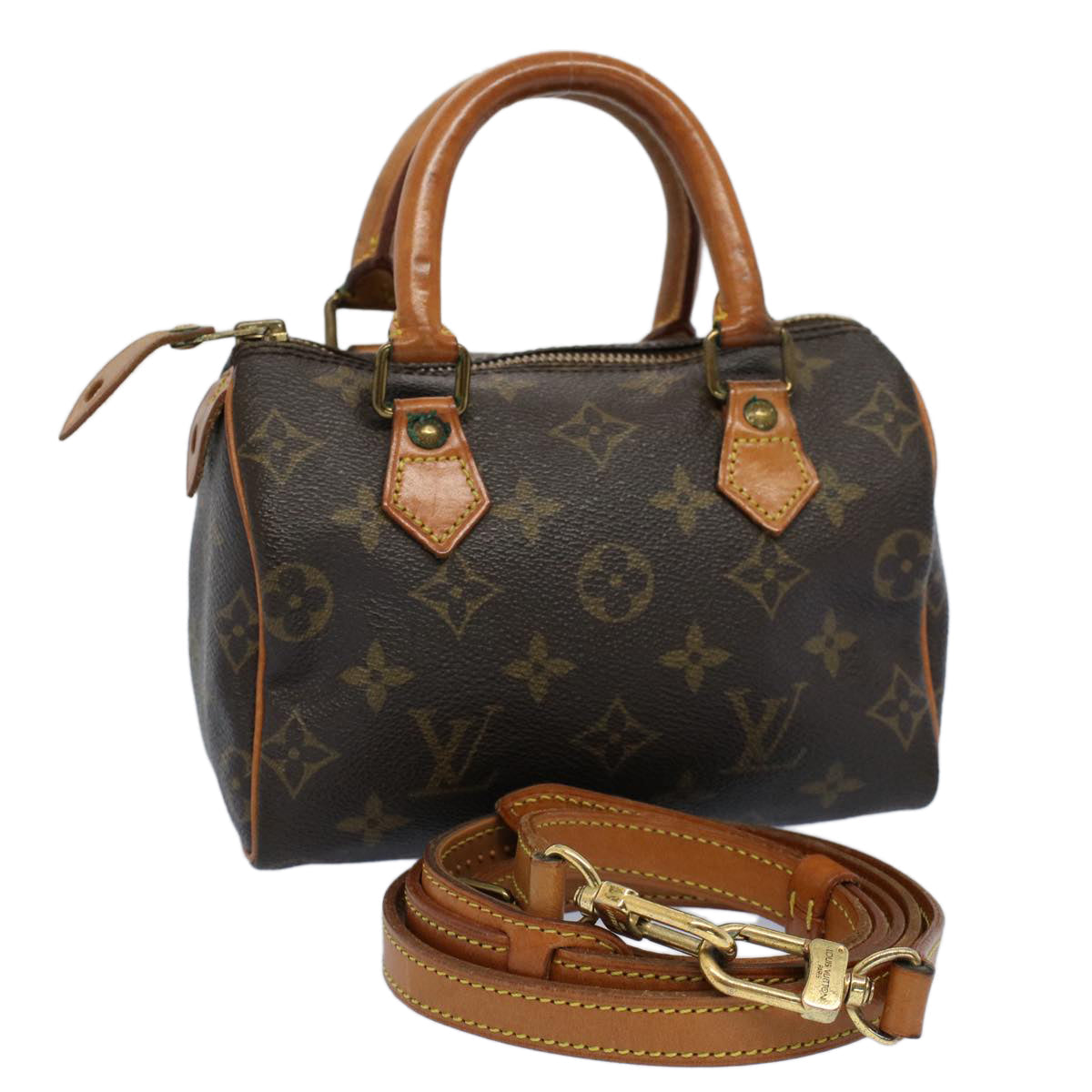 LOUIS VUITTON Monogram Mini Speedy Bandouliere Japon 88 Bag M99014 53116