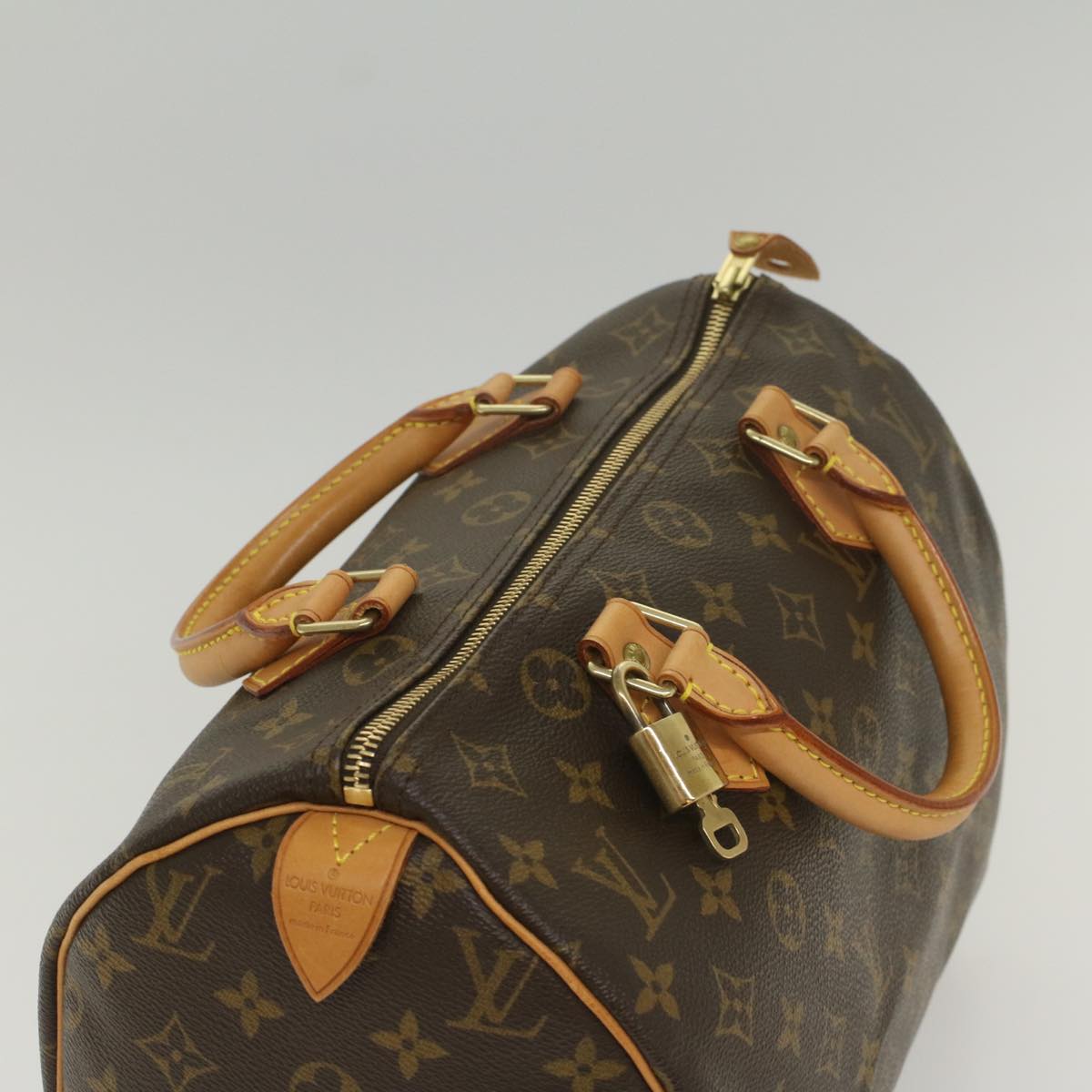 LOUIS VUITTON Monogram Speedy 30 Hand Bag M41526 LV 53127