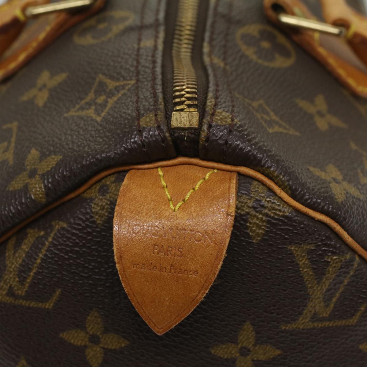 LOUIS VUITTON Monogram Speedy 30 Hand Bag M41526 LV 53128