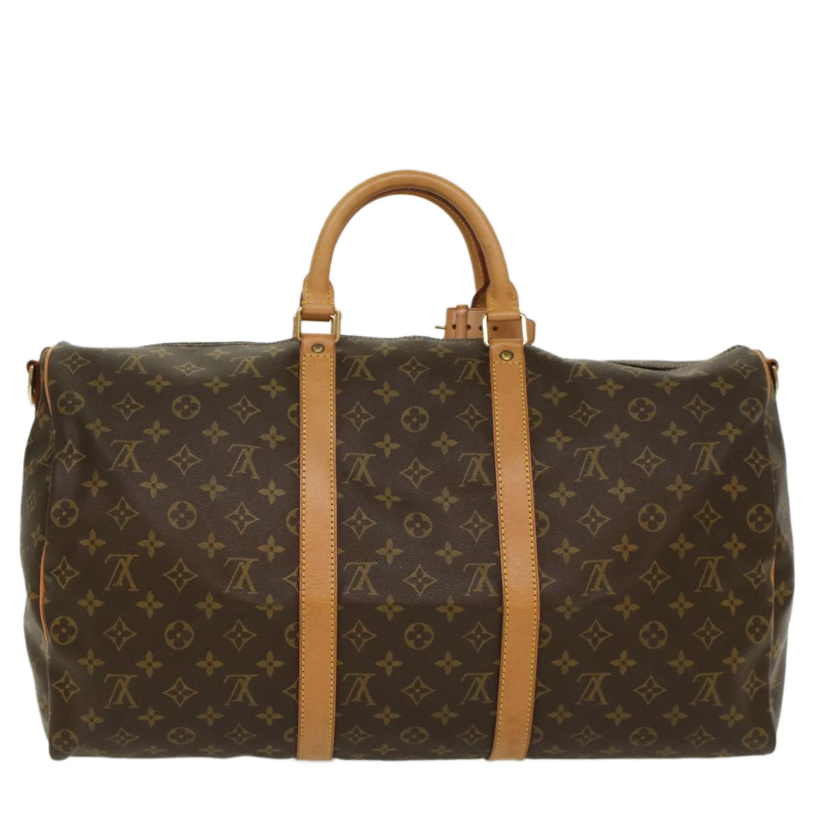 LOUIS VUITTON Monogram Keepall Bandouliere 50 Boston Bag M41416 LV 53134