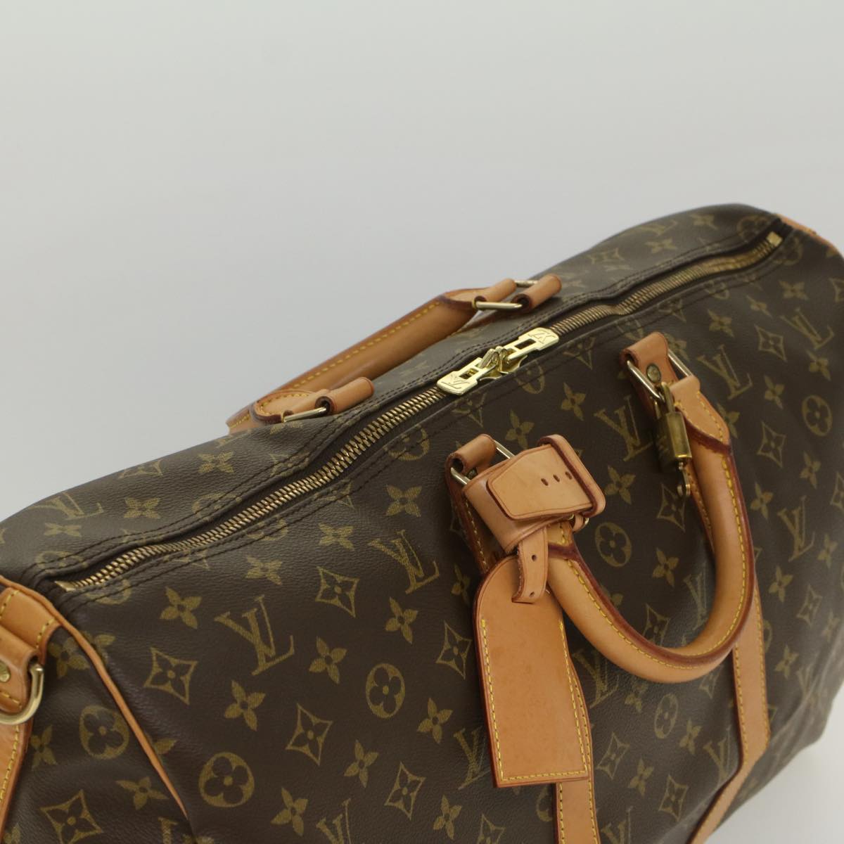 LOUIS VUITTON Monogram Keepall Bandouliere 50 Boston Bag M41416 LV 53134