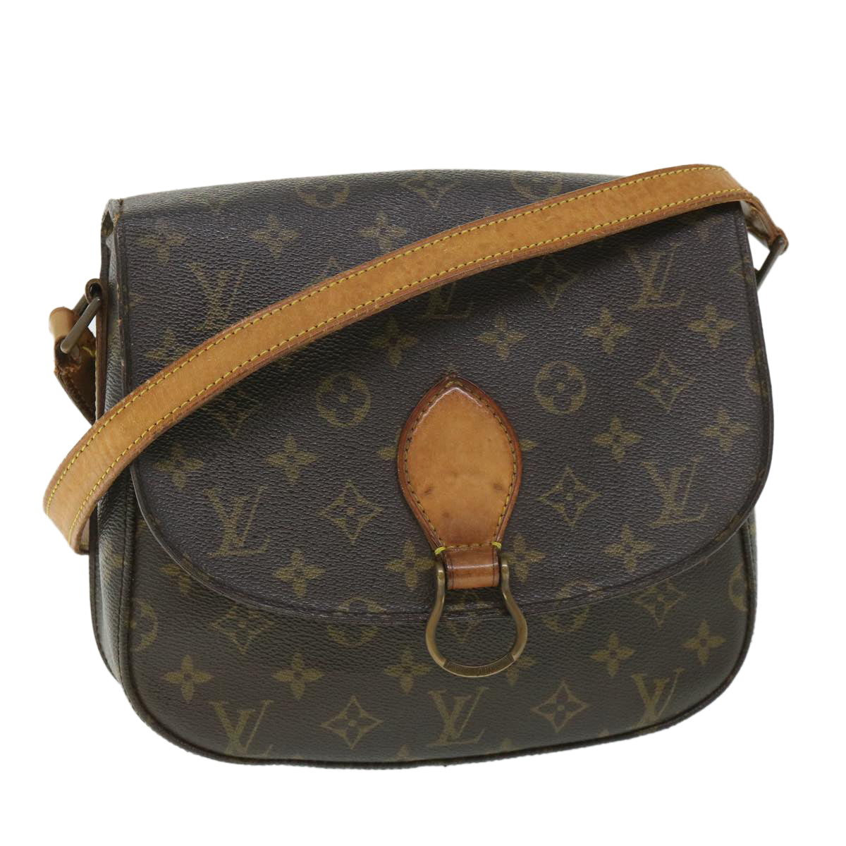 LOUIS VUITTON Monogram Saint Cloud GM Shoulder Bag M51242 LV 53139