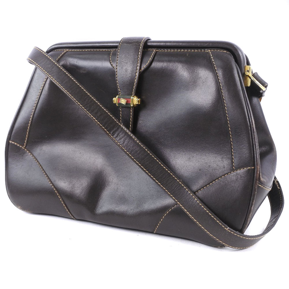 Luxury Gucci Trending 2025 Vintage Leather Shoulder Bag