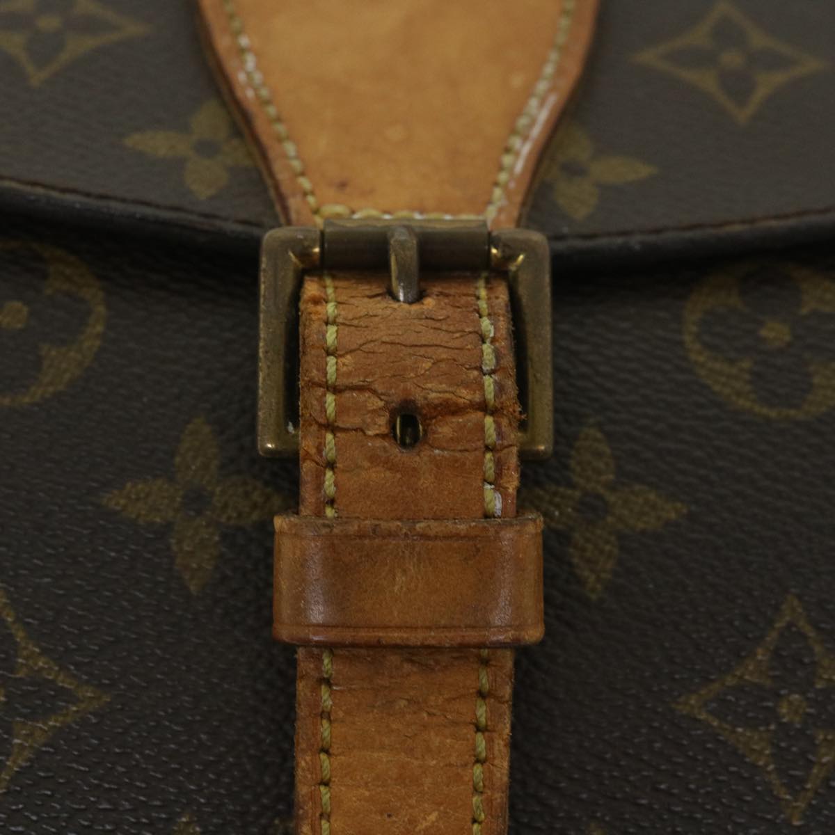 LOUIS VUITTON Monogram Jeune Fille MM Shoulder Bag M51226 LV 53141