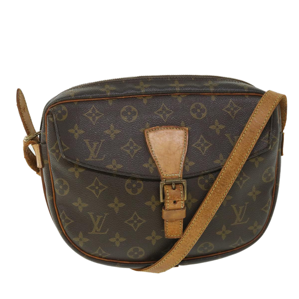 LOUIS VUITTON Monogram Jeune Fille MM Shoulder Bag M51226 LV 53141