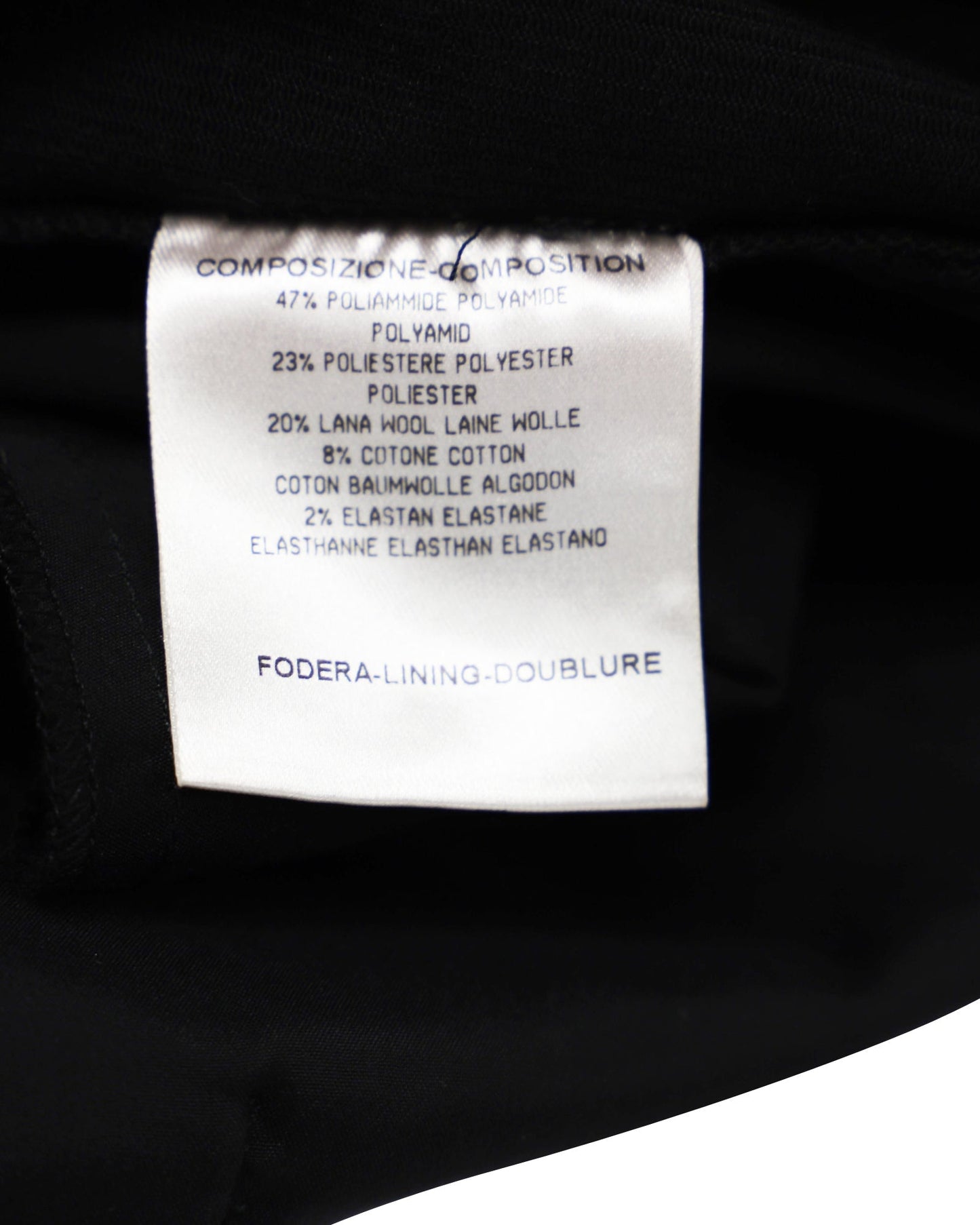 Luxury Gucci Trending 2025 Black Pants with Silver Zip Detail in Black Nylon