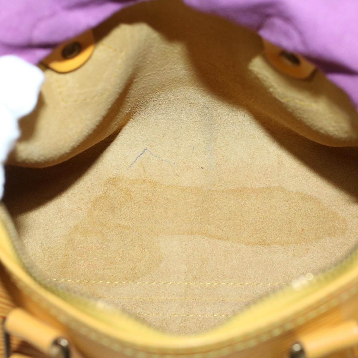 LOUIS VUITTON Epi Speedy 25 Hand Bag Tassili Yellow M43019 LV 53227