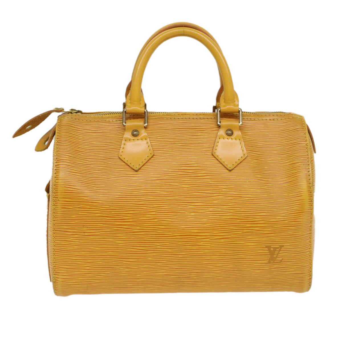 LOUIS VUITTON Epi Speedy 25 Hand Bag Tassili Yellow M43019 LV 53227