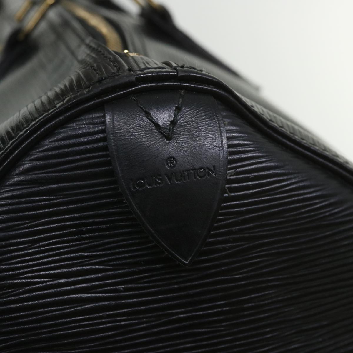 LOUIS VUITTON Epi Speedy 35 Hand Bag Noir black M42992 LV 53233