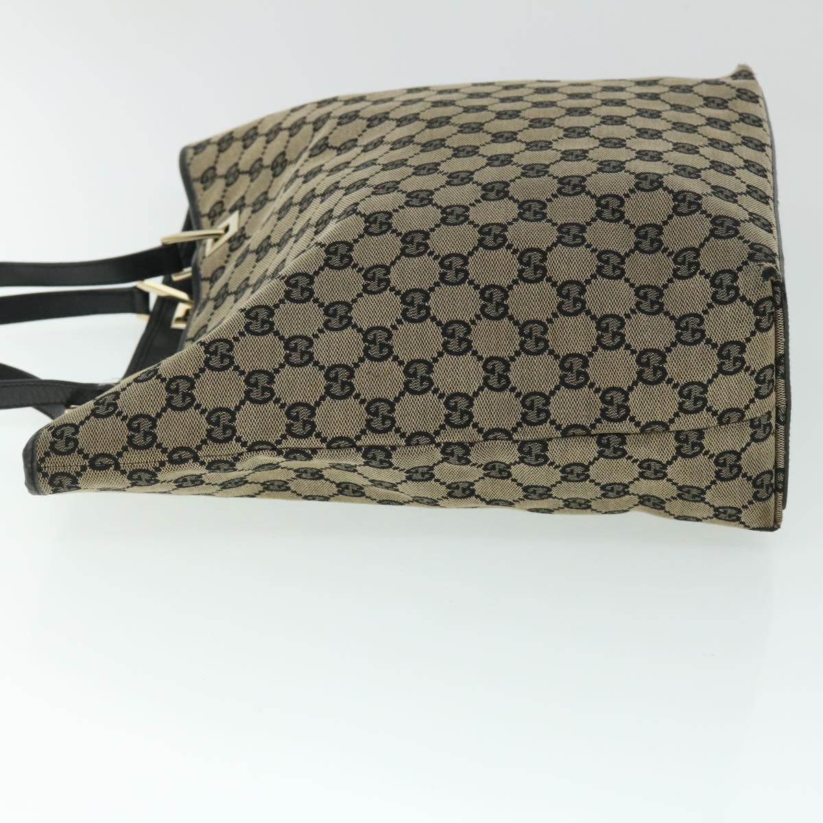 Luxury Gucci GG Canvas Tote Bag Beige Navy  53262