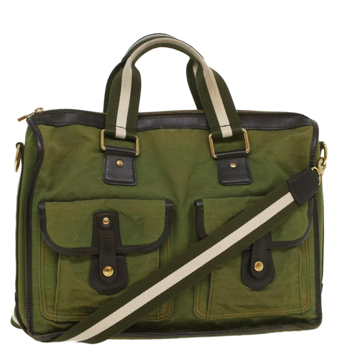 LOUIS VUITTON Monogram Mini Sac Marie Kate 48H Hand Bag Khaki M92933 53307