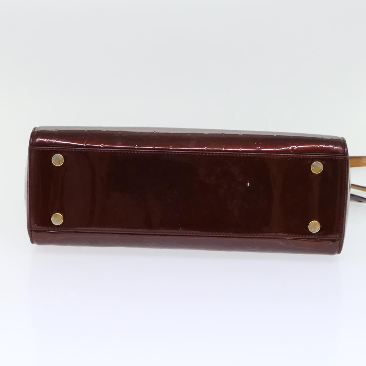 LOUIS VUITTON Vernis Blair GM Hand Bag 2way Rouge Favist M91689 LV 53323
