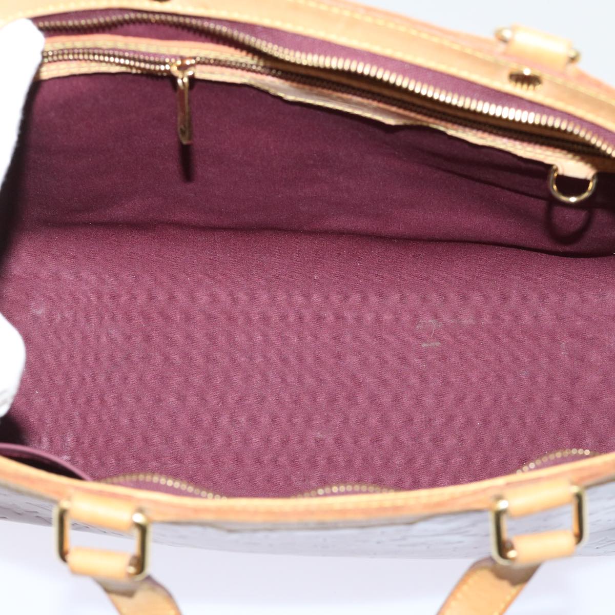 LOUIS VUITTON Vernis Blair GM Hand Bag 2way Rouge Favist M91689 LV 53323
