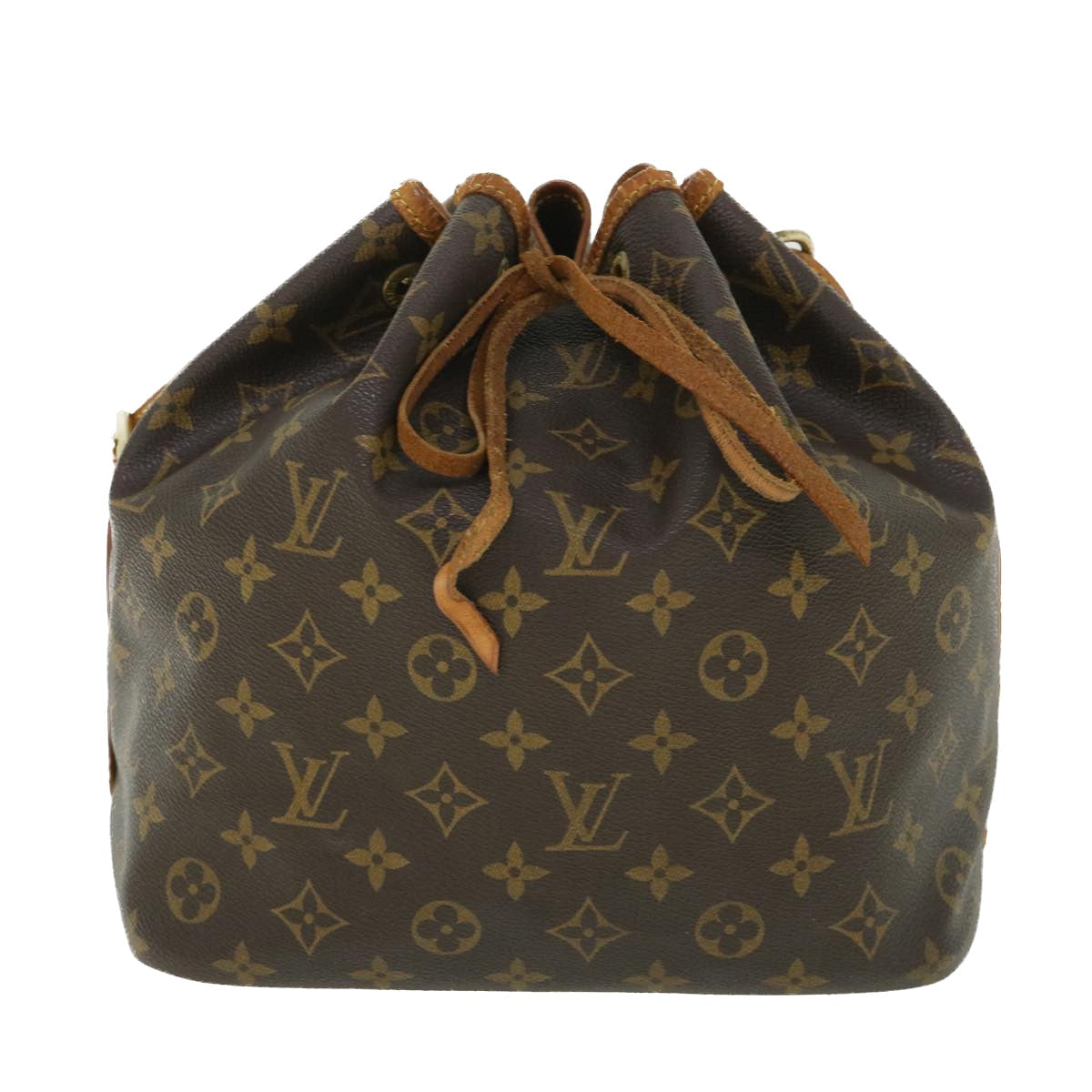 LOUIS VUITTON Monogram Petit Noe Shoulder Bag M42226 LV 53336