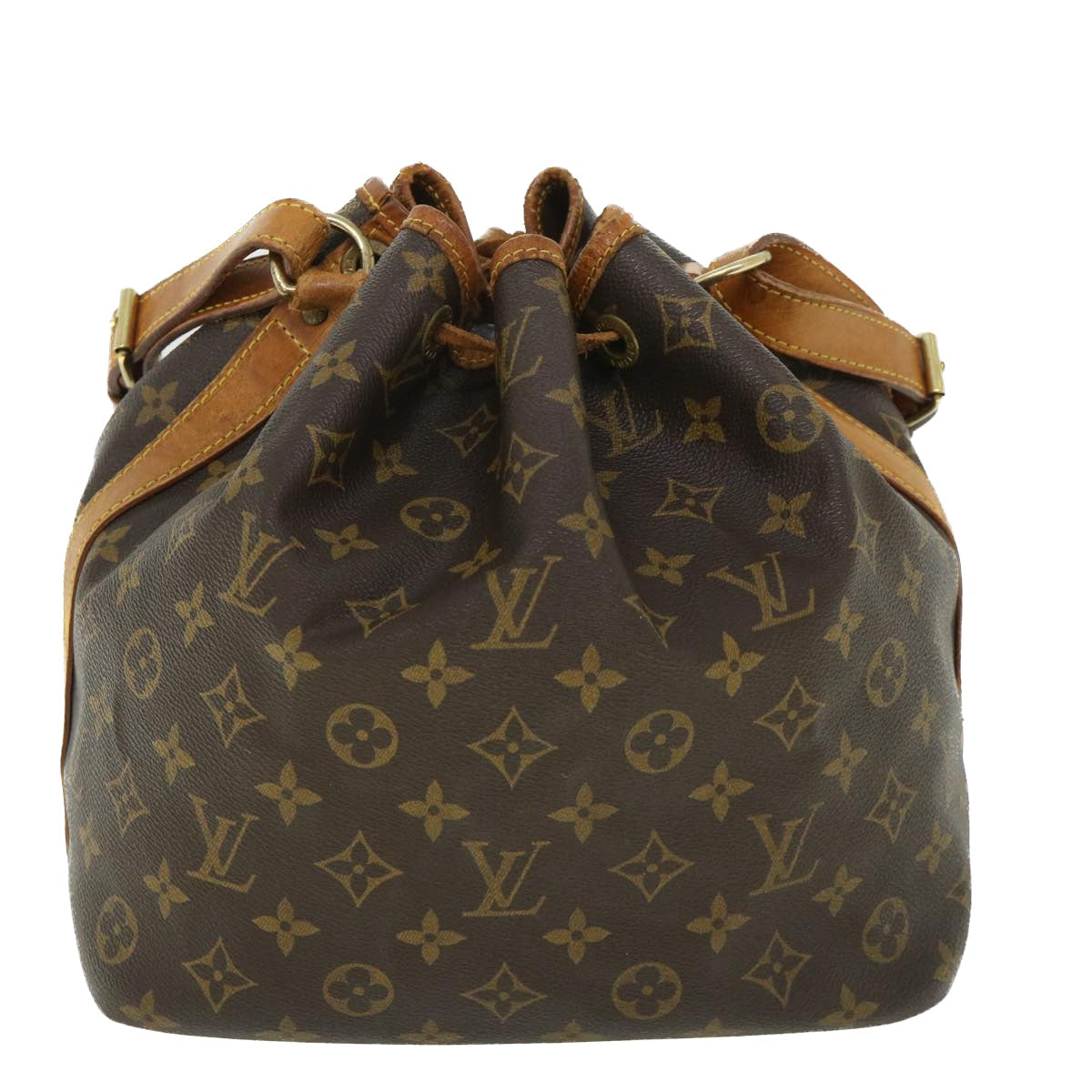 LOUIS VUITTON Monogram Petit Noe Shoulder Bag M42226 LV 53336