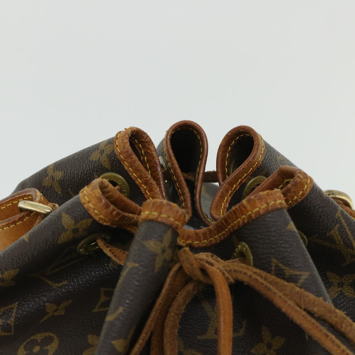 LOUIS VUITTON Monogram Petit Noe Shoulder Bag M42226 LV 53336