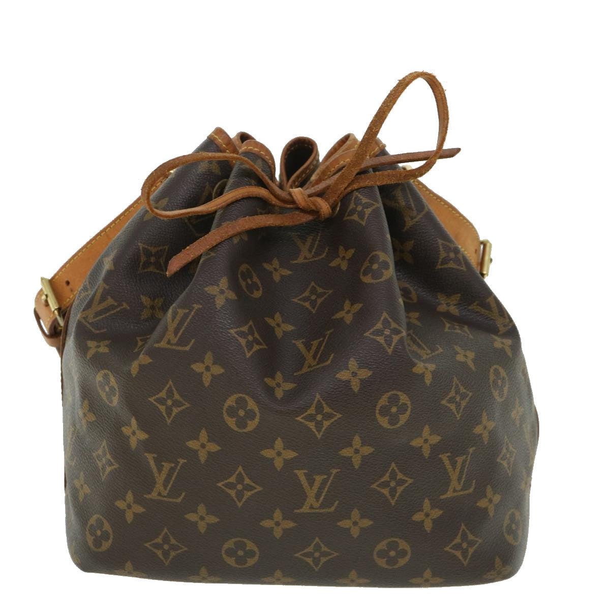 LOUIS VUITTON Monogram Petit Noe Shoulder Bag M42226 LV 53360