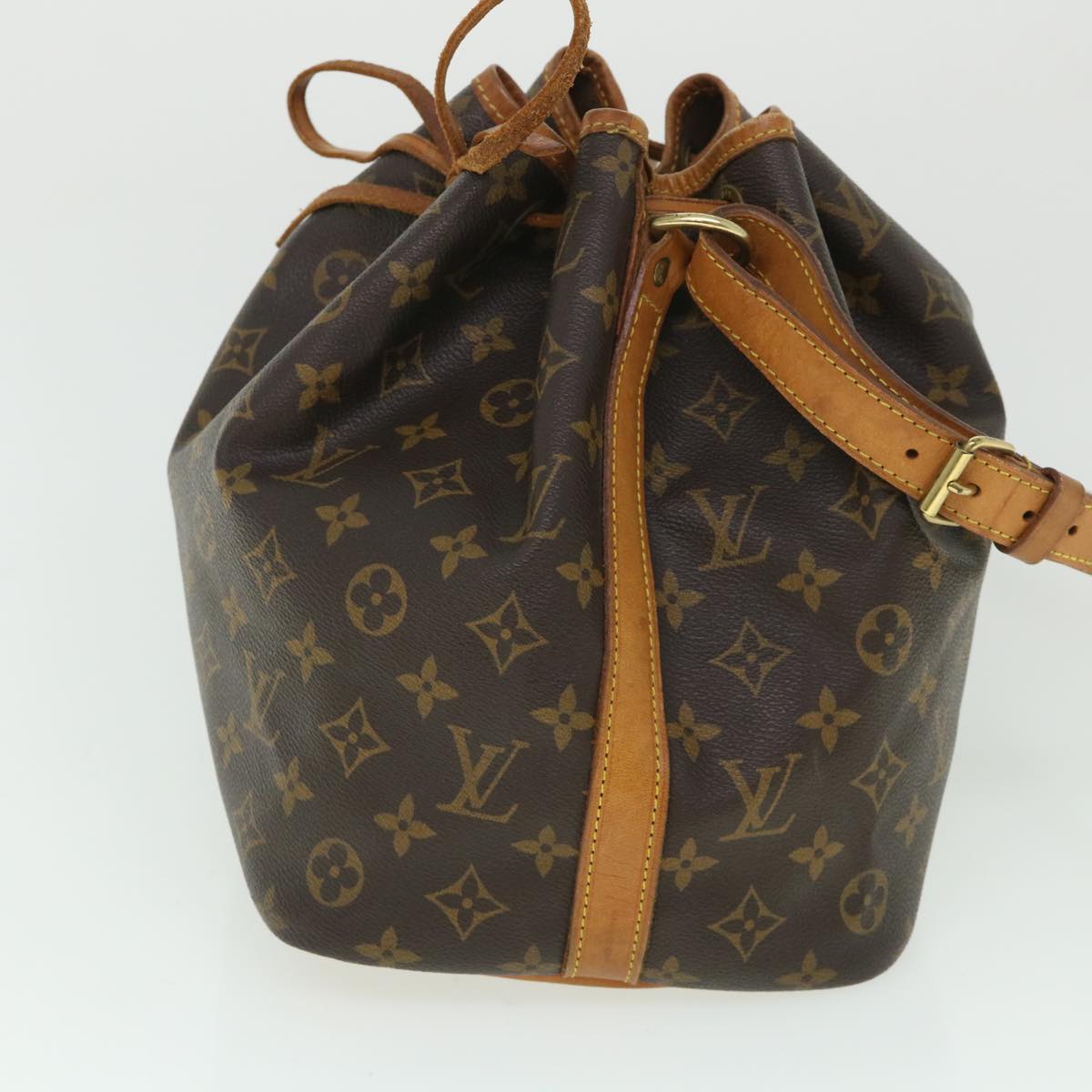 LOUIS VUITTON Monogram Petit Noe Shoulder Bag M42226 LV 53360