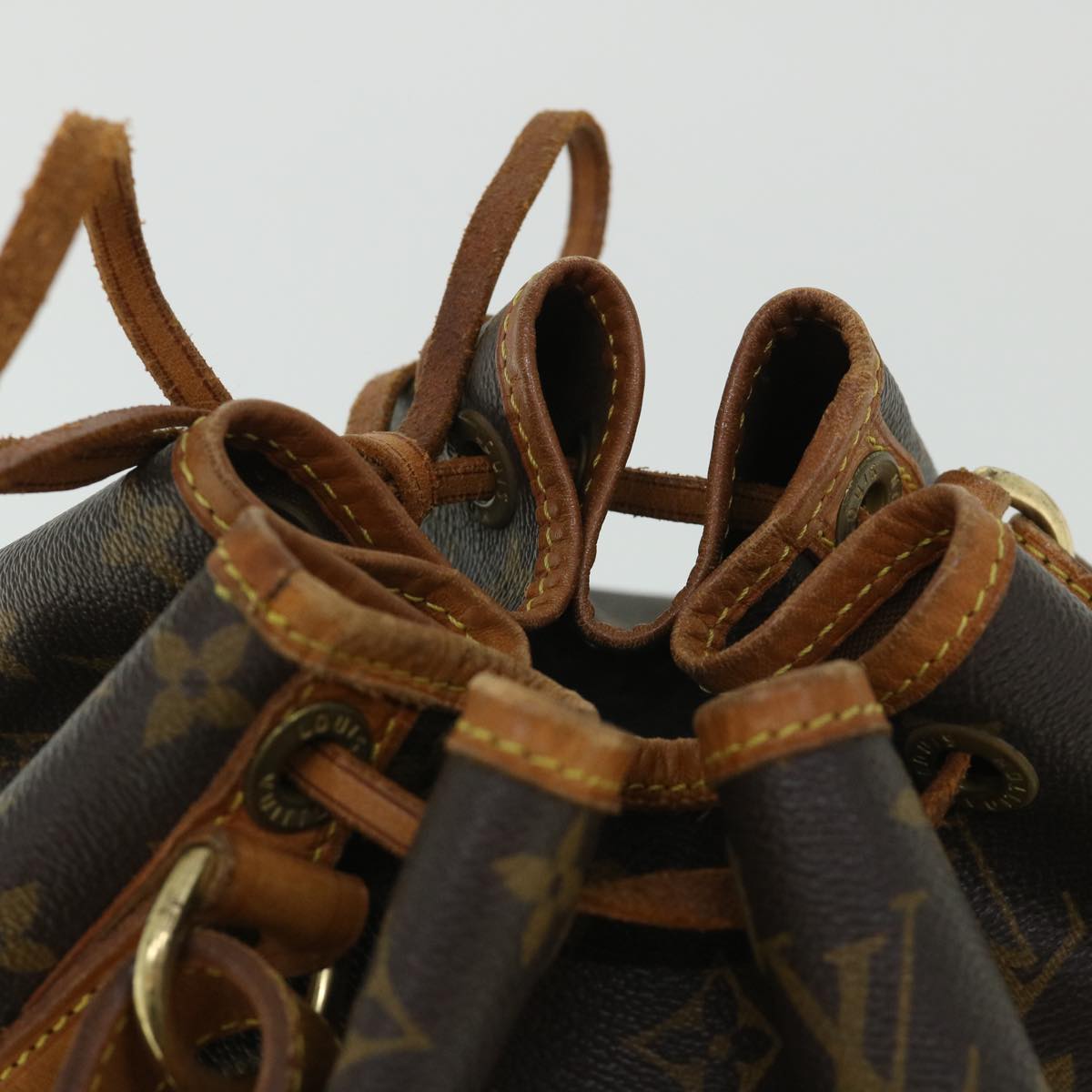 LOUIS VUITTON Monogram Petit Noe Shoulder Bag M42226 LV 53360